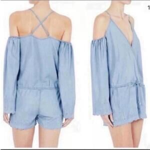 Sass & Bide Women’s Laugh Loud Embroidered Long Sleeve Romper Size 2